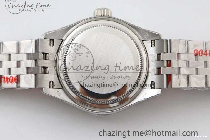 MiroTime 0516 Lady DateJust 28 SS TWF 1:1 Best Edition 904L Steel Purple Dial Roman Markers on President Bracelet NH TravelReady 2172